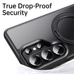 For Samsung Galaxy S26 Ultra Magnetic Case Kickstand TPU PC Phone Back Cover