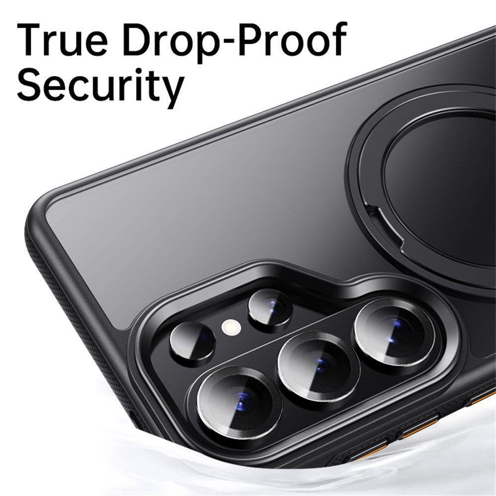 For Samsung Galaxy S26 Ultra Magnetic Case Kickstand TPU PC Phone Back Cover