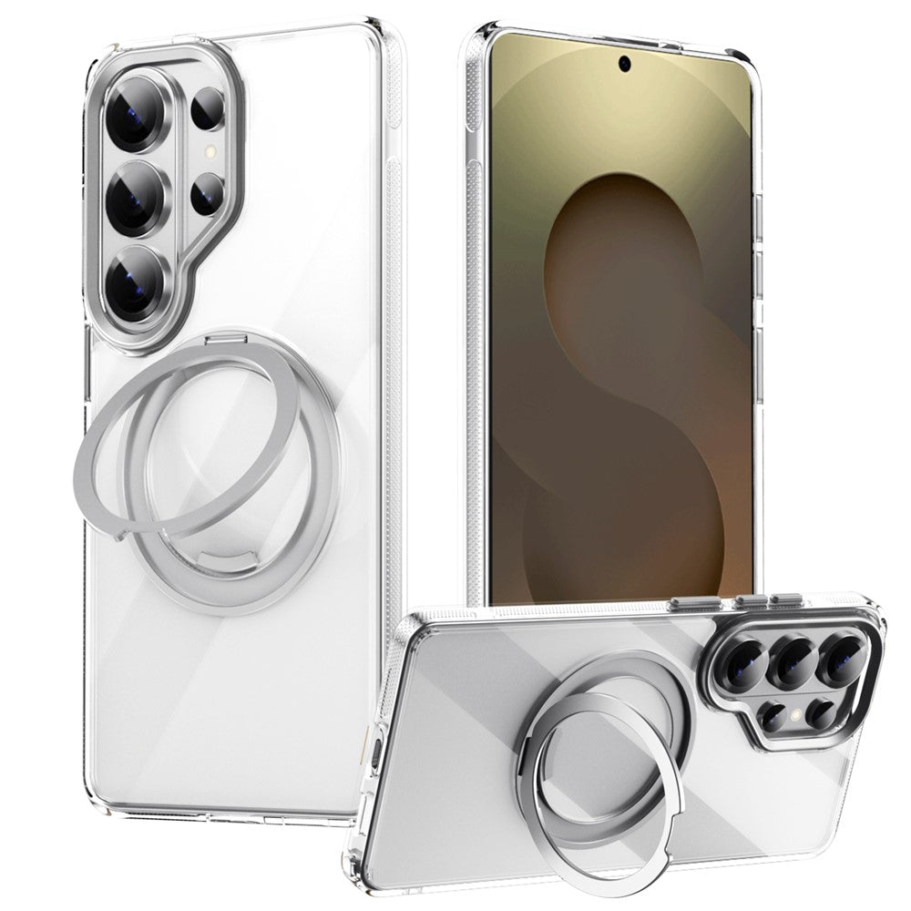For Samsung Galaxy S26 Ultra Magnetic Case Kickstand TPU PC Phone Back Cover