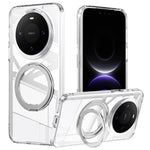 For Huawei Mate 80  /  Mate 80 Pro Magnetic Case TPU + Acrylic + Metal Kickstand Matte Phone Cover