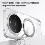 For Huawei Mate 80  /  Mate 80 Pro Magnetic Case TPU + Acrylic + Metal Kickstand Matte Phone Cover