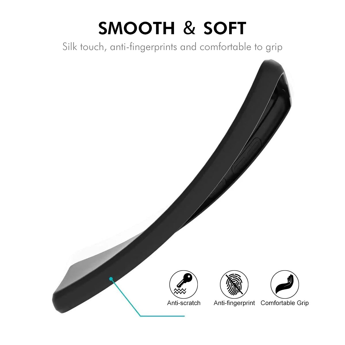 ENKAY HAT PRINCE For Xiaomi Redmi K90 5G / Xiaomi Poco F8 Pro 5G Silicone Case   Straight Edge Cell Phone Back Cover