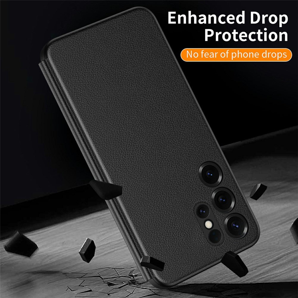 For Samsung Galaxy S22 Ultra 5G Case Smart View Window Leather Phone Cover
