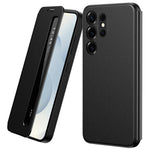 For Samsung Galaxy S25 Ultra Case Smart View Window Leather Phone Cover