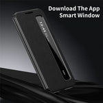 For Samsung Galaxy S25 Ultra Case Smart View Window Leather Phone Cover