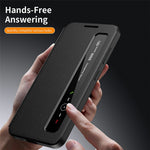 For Samsung Galaxy S25 Ultra Case Smart View Window Leather Phone Cover