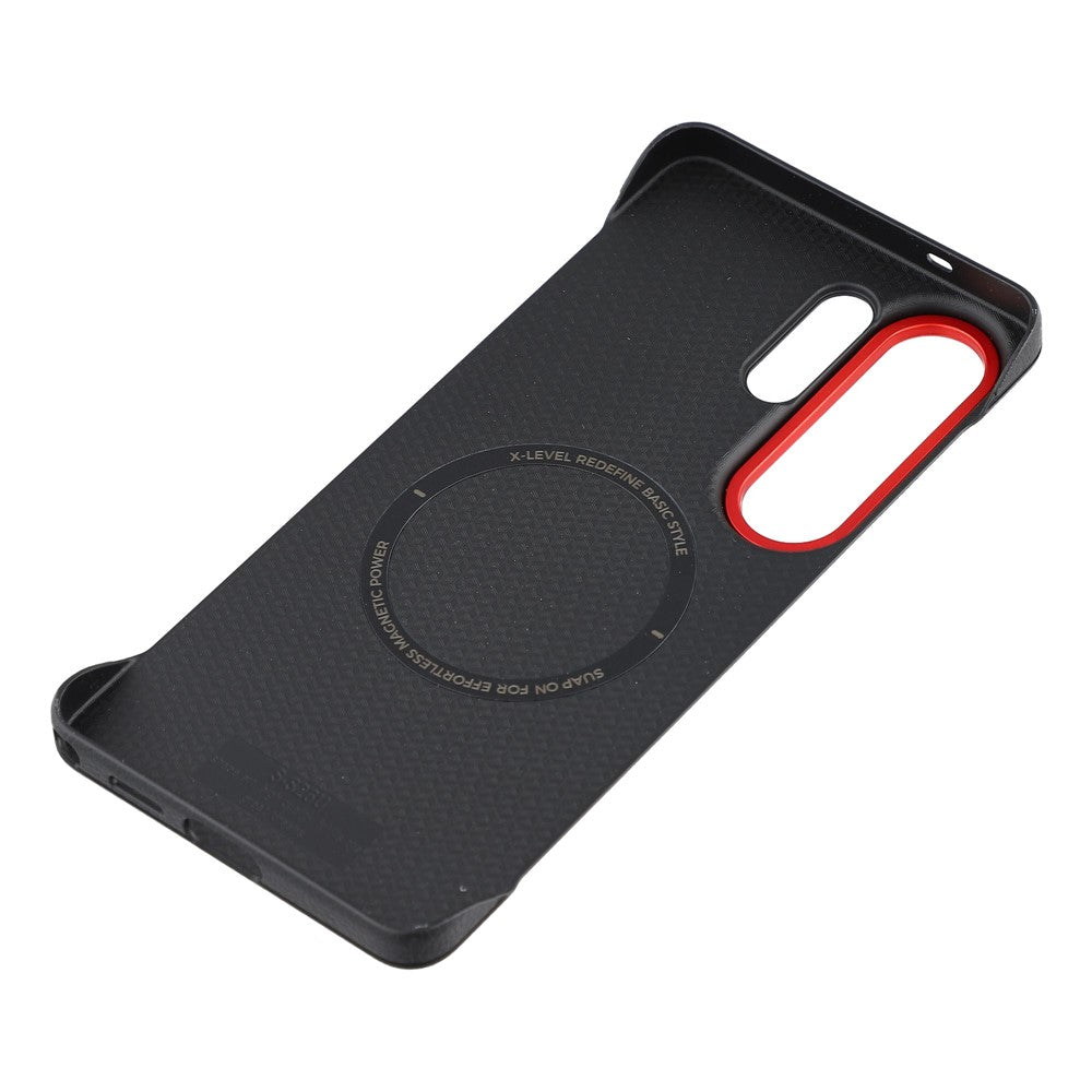 X-LEVEL For Samsung Galaxy S26 Ultra Magnetic Case Boardless PC + Metal Phone Back Cover