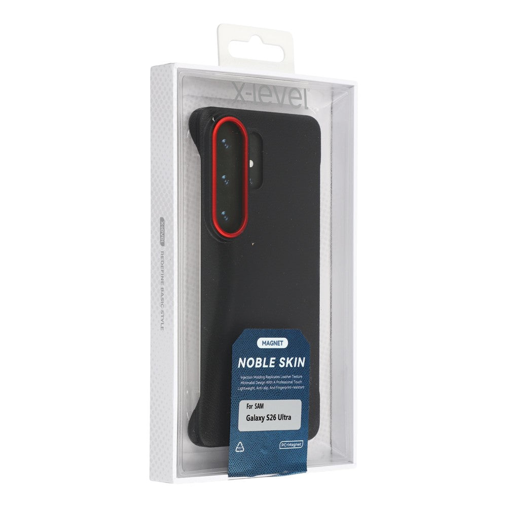 X-LEVEL For Samsung Galaxy S26 Ultra Magnetic Case Boardless PC + Metal Phone Back Cover