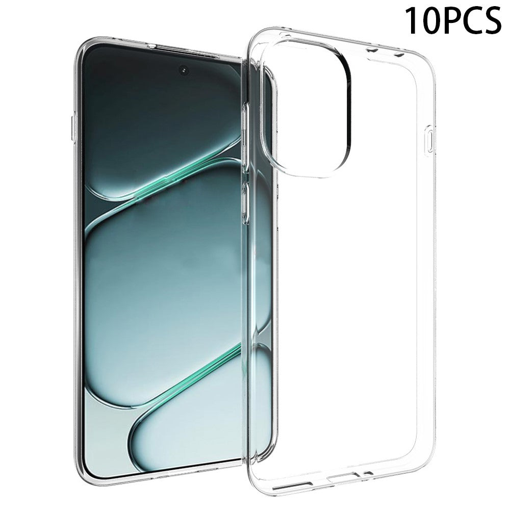 10Pcs / Pack For OnePlus 15R 5G / Ace 6T 5G / Ace 6 5G Case Watermark Free TPU Protective Clear Phone Cover