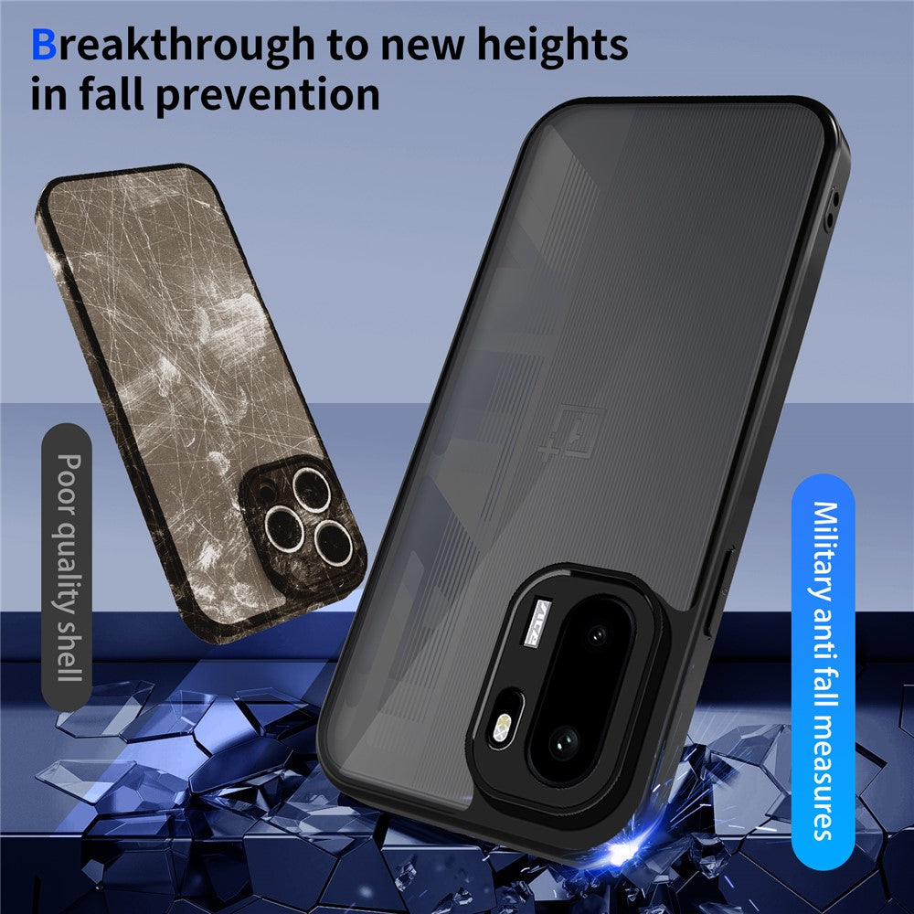 Fodral för OnePlus 15R 5G / Ace 6T 5G / Ace 6 5G Skin Touch Matt PC + TPU Fallskyddande mobilskal