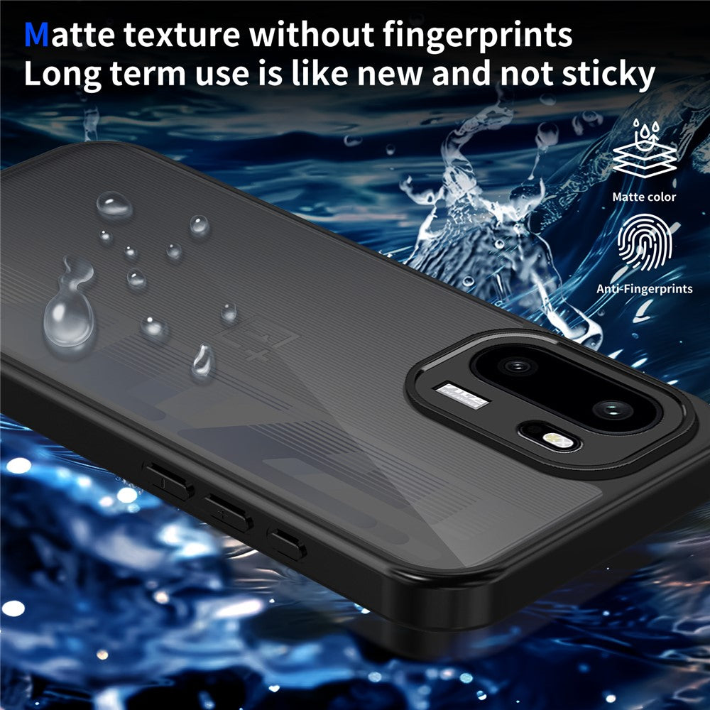 Fodral för OnePlus 15R 5G / Ace 6T 5G / Ace 6 5G Skin Touch Matt PC + TPU Fallskyddande mobilskal
