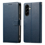 For Samsung Galaxy A57 5G Case Magnetic Snap Litchi Texture Leather Wallet Phone Cover with Wrist Strap