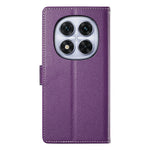 For Xiaomi Redmi Note 15 Pro 4G (Global) Case Magnetic Snap Litchi Texture Leather Wallet Phone Cover with Wrist Strap
