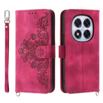 For Xiaomi Redmi Note 15 Pro 4G (Global) Case Flower Pattern PU Leather Wallet Phone Cover with Strap