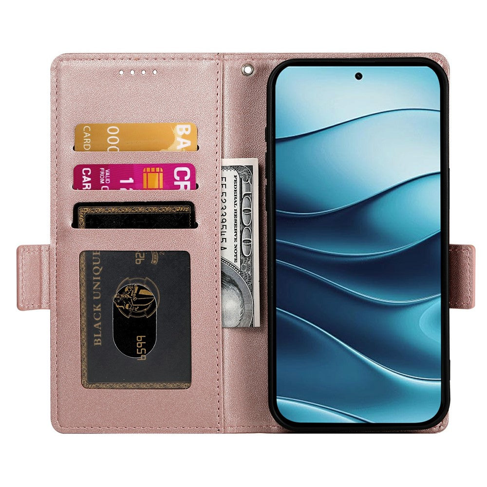 For Xiaomi Redmi Note 15 Pro 4G (Global) Stand Case PU Leather Wallet Phone Cover