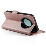 Stand Case for Honor Magic8 Lite 5G / X70 5G / X9d 5G PU Leather Wallet Phone Cover