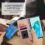 Stand Case for Honor Magic8 Lite 5G / X70 5G / X9d 5G PU Leather Wallet Phone Cover