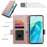 Stand Case for Honor Magic8 Lite 5G / X70 5G / X9d 5G PU Leather Wallet Phone Cover