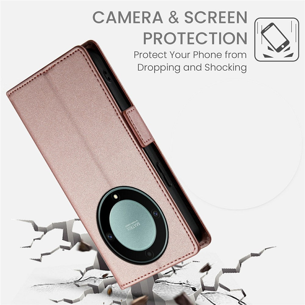 Stand Case for Honor Magic8 Lite 5G / X70 5G / X9d 5G PU Leather Wallet Phone Cover