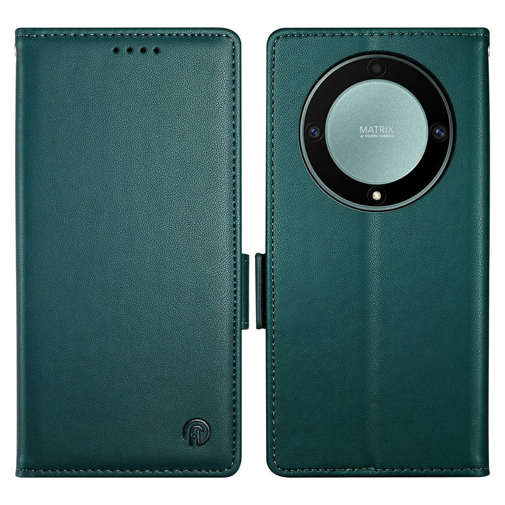 Stand Case for Honor Magic8 Lite 5G / X70 5G / X9d 5G PU Leather Wallet Phone Cover
