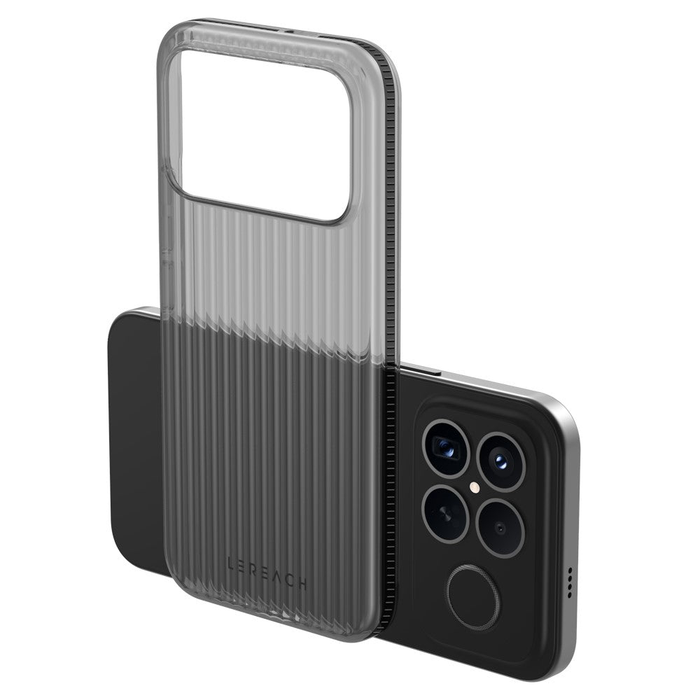 LEREACH TOC Series for Xiaomi Poco F8 Ultra / Redmi K90 Pro Max 5G Case Flowing Grid PC Phone Cover