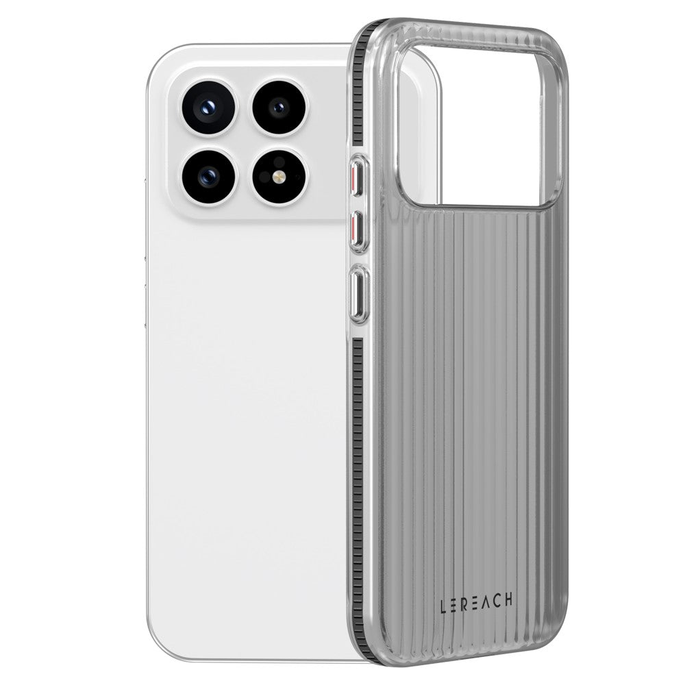 LEREACH TOC Series for Xiaomi Poco F8 Pro 5G / Redmi K90 5G Case Flowing Grid PC Phone Cover