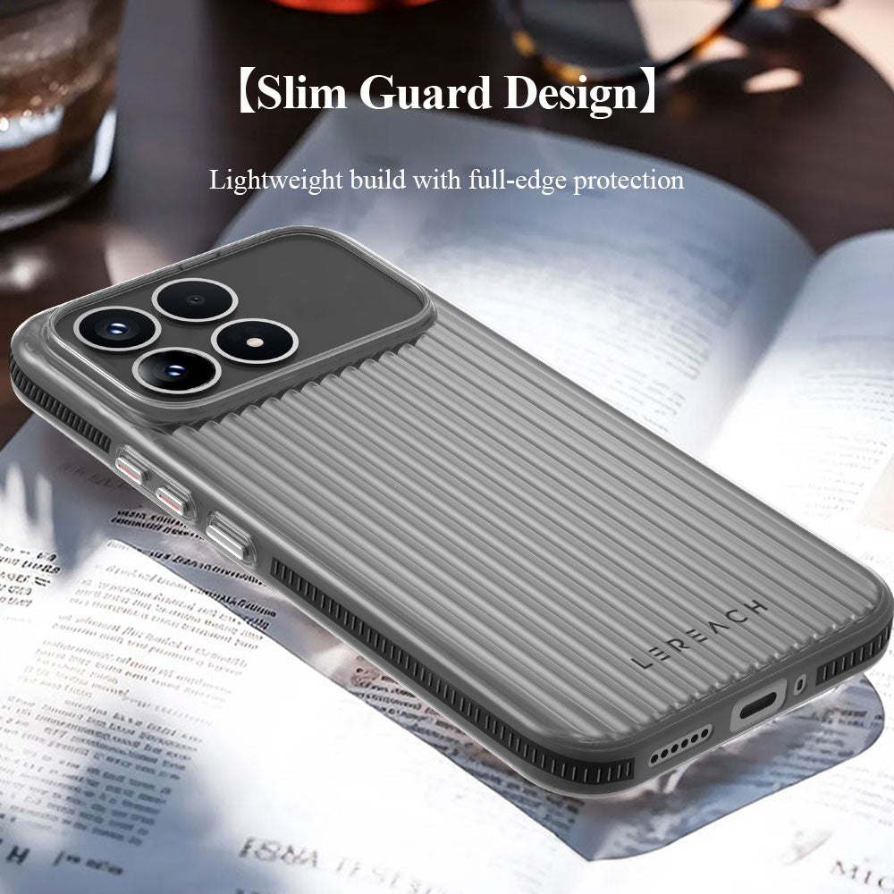 LEREACH TOC Series for Xiaomi Poco F8 Pro 5G / Redmi K90 5G Case Flowing Grid PC Phone Cover
