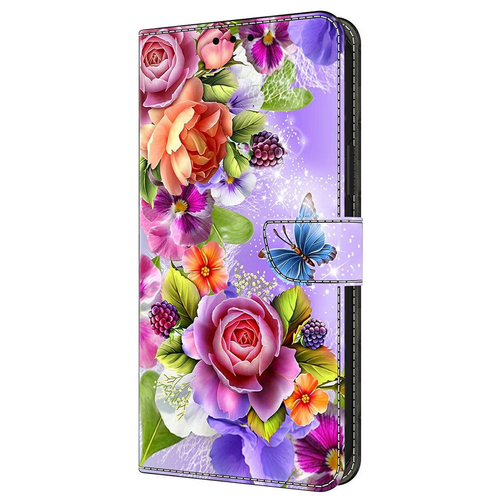 Xiaomi Poco M8 Pro 5G / Redmi Note 15 Pro+ 5G (Global) Plånboksfodral Mönstertryck PU-läder Flip Stand mobilskal