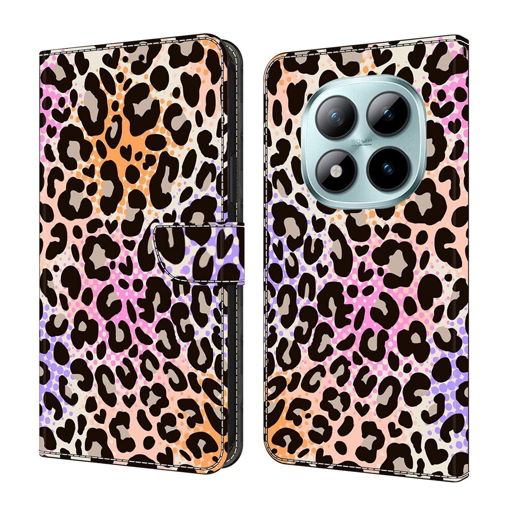 Xiaomi Poco M8 Pro 5G / Redmi Note 15 Pro+ 5G (Global) Plånboksfodral Mönstertryck PU-läder Flip Stand mobilskal