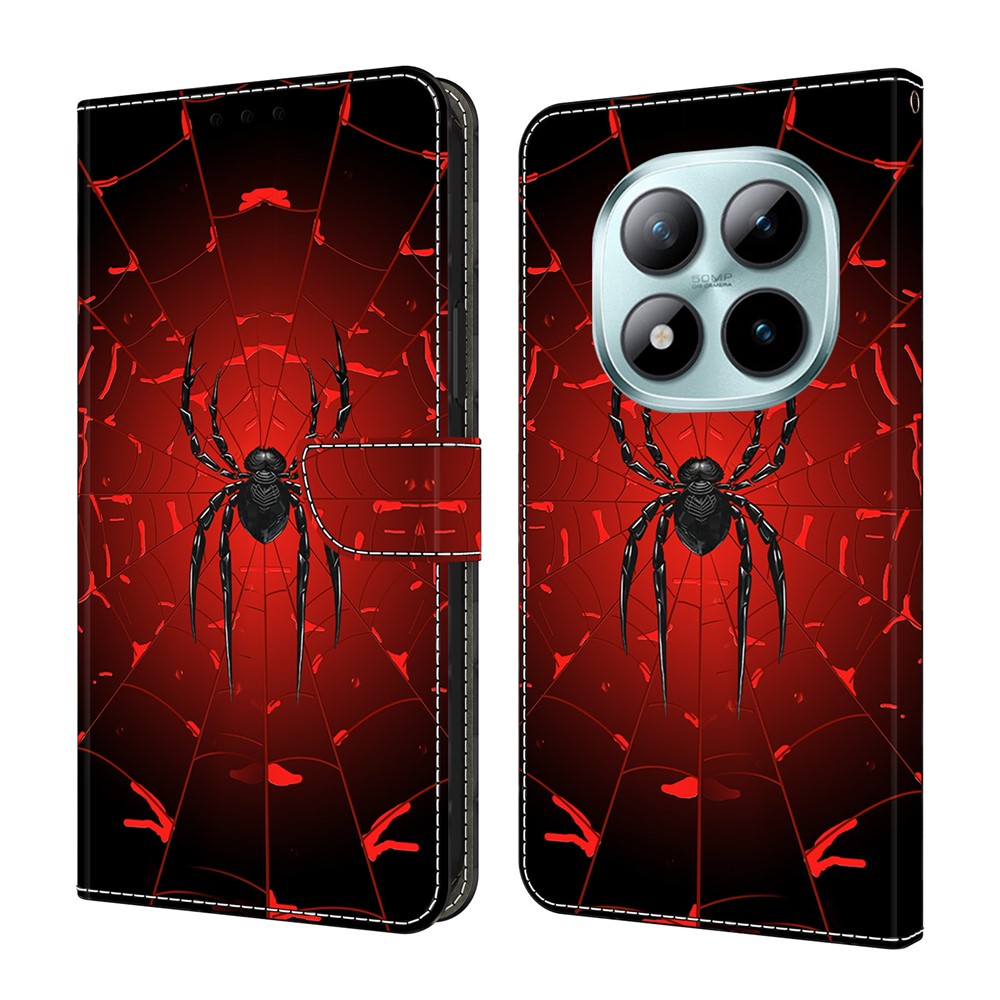 Xiaomi Poco M8 Pro 5G / Redmi Note 15 Pro+ 5G (Global) Plånboksfodral Mönstertryck PU-läder Flip Stand mobilskal