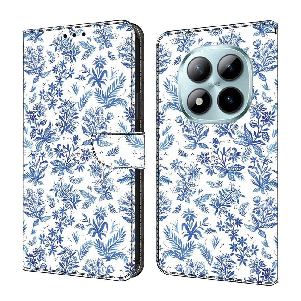 Xiaomi Poco M8 Pro 5G / Redmi Note 15 Pro+ 5G (Global) Plånboksfodral Mönstertryck PU-läder Flip Stand mobilskal