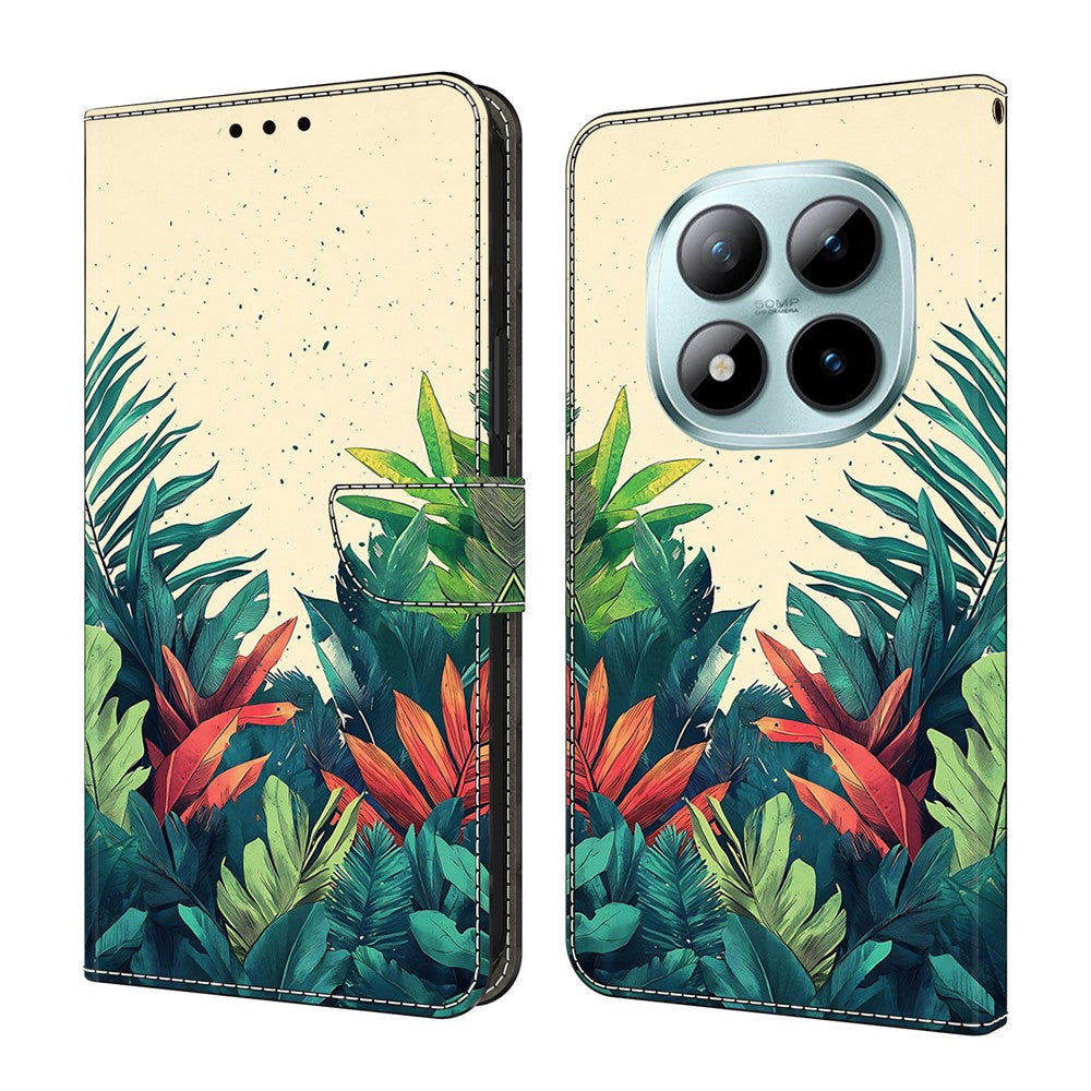 Xiaomi Poco M8 Pro 5G / Redmi Note 15 Pro+ 5G (Global) Plånboksfodral Mönstertryck PU-läder Flip Stand mobilskal