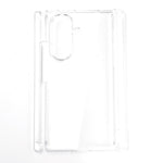 For Samsung Galaxy Z TriFold 5G Clear Case Hard PC Double Axis Anti-Scratch Phone Cover