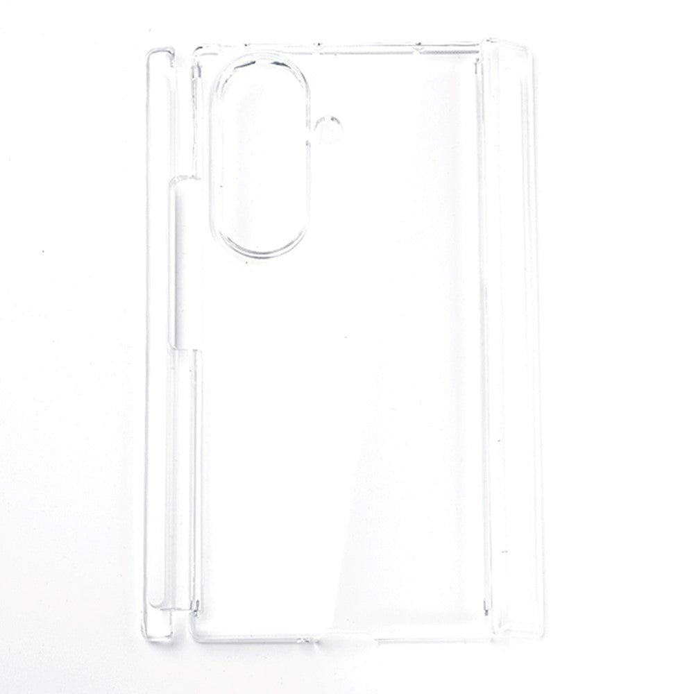 For Samsung Galaxy Z TriFold 5G Clear Case Hard PC Double Axis Anti-Scratch Phone Cover