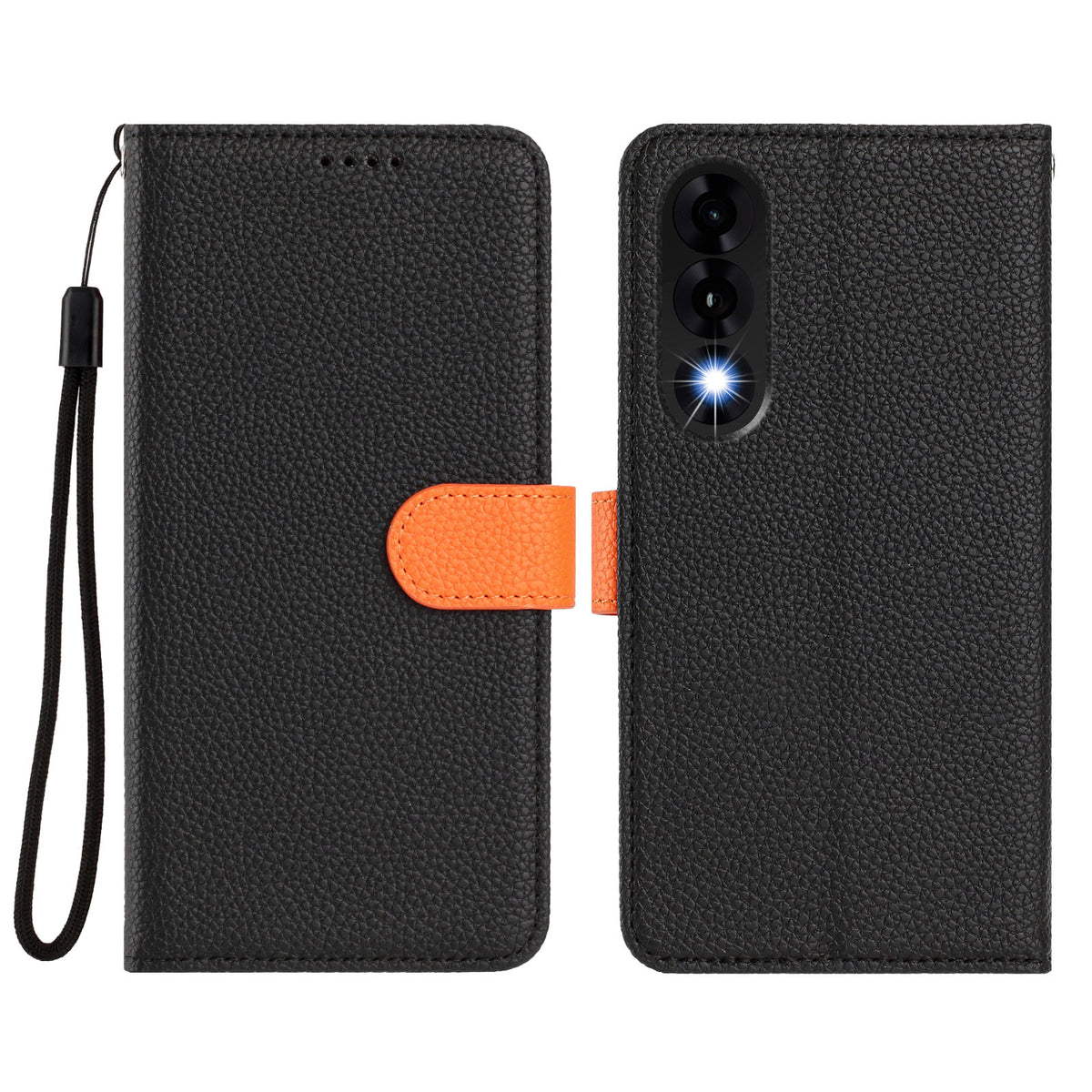 OnePlus Ace 5 Ultra 5G / OnePlus Nord 5 5G Läderfodral Avtagbart Plånboksfodral Magnetiskt mobilfodral med Handrem