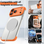 For iPhone 17 Pro Case Frameless Phone Corner Pad TPU Bumper Cover with Camera Lens Protector
