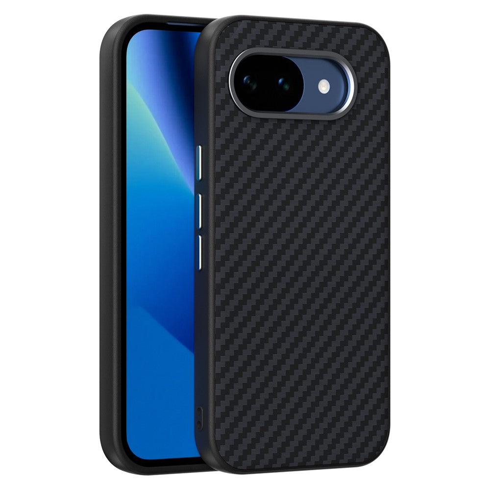 ABEEL For Google Pixel 10a Magnetic Case Carbon Fiber Texture Phone Back Cover