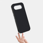 ABEEL For Google Pixel 10a Magnetic Case Carbon Fiber Texture Phone Back Cover