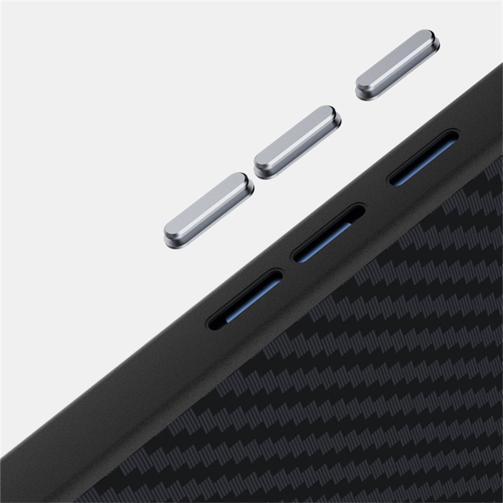 ABEEL For Google Pixel 10a Magnetic Case Carbon Fiber Texture Phone Back Cover