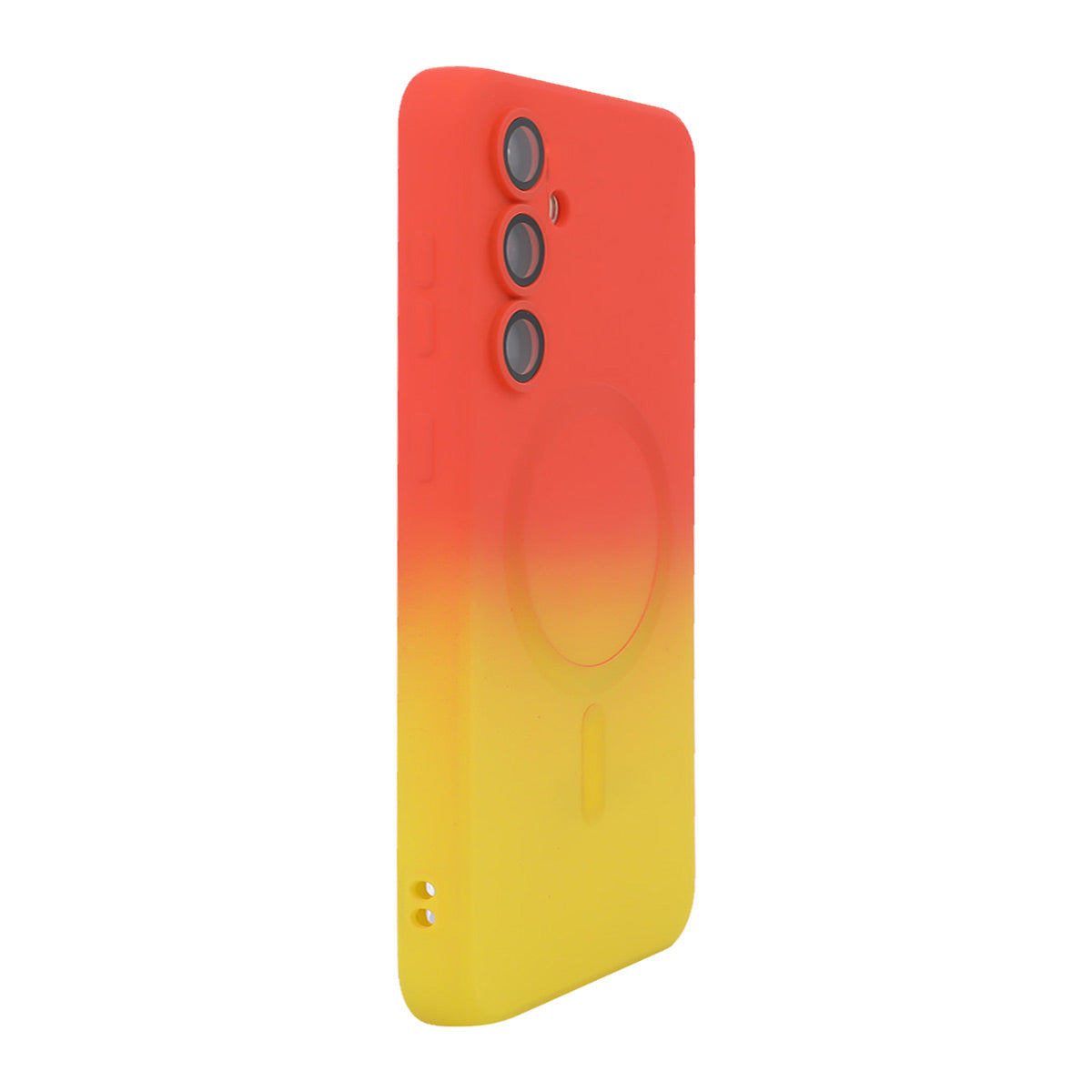 ENKAY HAT PRINCE For Samsung Galaxy A57 5G Silicone Magnetic Case   Gradient Color Cover