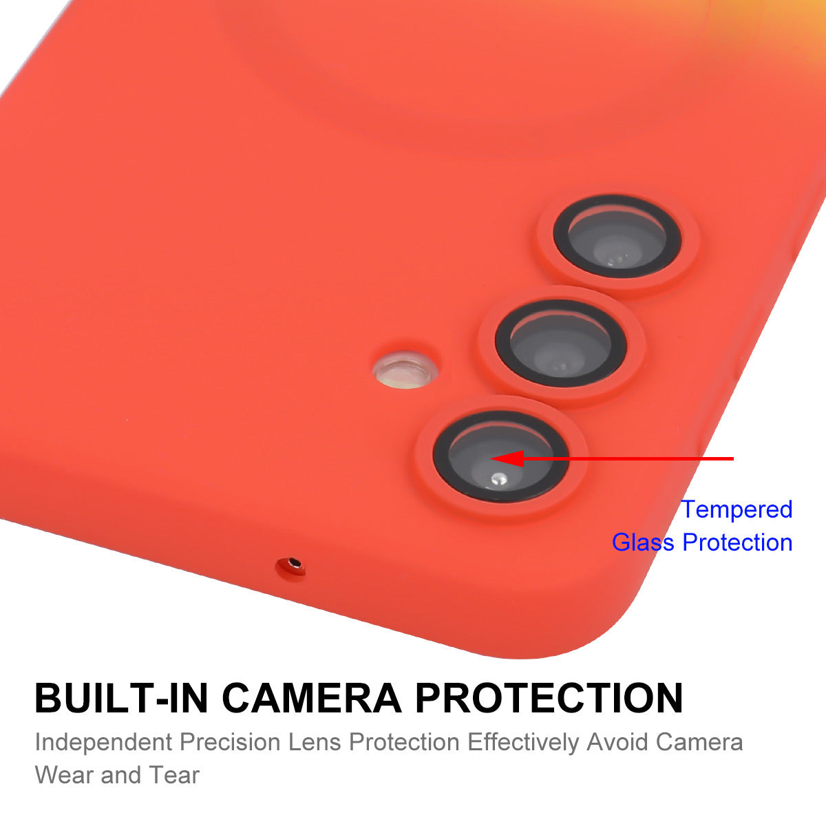 ENKAY HAT PRINCE For Samsung Galaxy A57 5G Silicone Magnetic Case   Gradient Color Cover