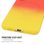 ENKAY HAT PRINCE For Samsung Galaxy A57 5G Silicone Magnetic Case   Gradient Color Cover