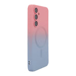 ENKAY HAT PRINCE For Samsung Galaxy A57 5G Silicone Magnetic Case   Gradient Color Cover