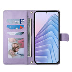 For Samsung Galaxy A57 5G Wallet Case Rhombus Stitching Stand Leather Phone Cover with Long / Short Strap
