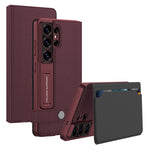 GKK For Samsung Galaxy S26 Ultra Case with Card Holder Kickstand Leather Flip Phone Cover