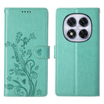 For Xiaomi Redmi Note 15 Pro 4G (Global) Wallet Case Butterfly Floral Imprint PU Leather Phone Cover with Wrist Strap