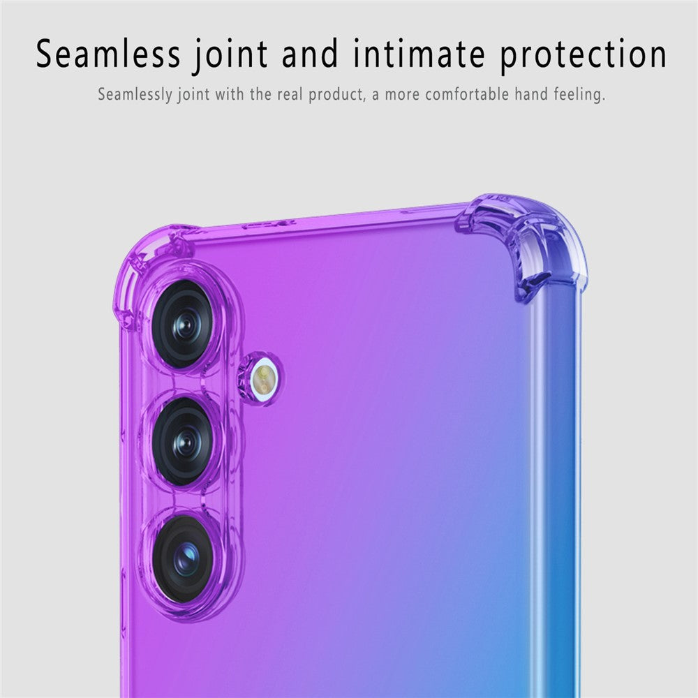 Samsung Galaxy A26 5G-skal i tonad färg, TPU-mobilskal som skyddar mot fall, fall