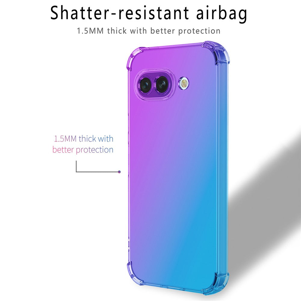 For Google Pixel 10a Case Gradient Color TPU Phone Case Anti-Drop Phone Cover