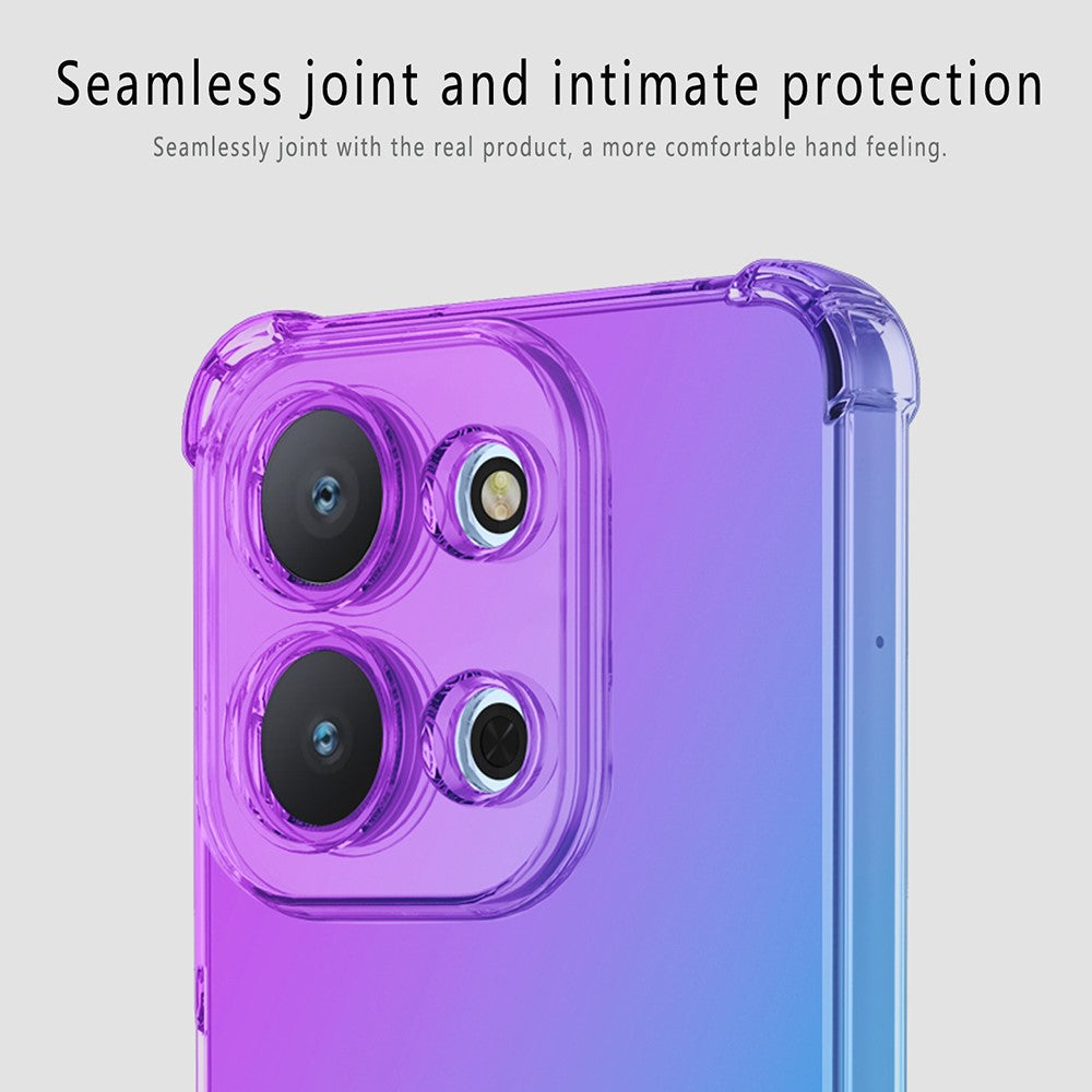 Phone Case For Xiaomi Redmi 15C 4G (Global) (171mm)  /  15C 5G (Global) (171mm)  /  Poco C85 4G (171mm) Gradient Color TPU Anti-Drop Cover