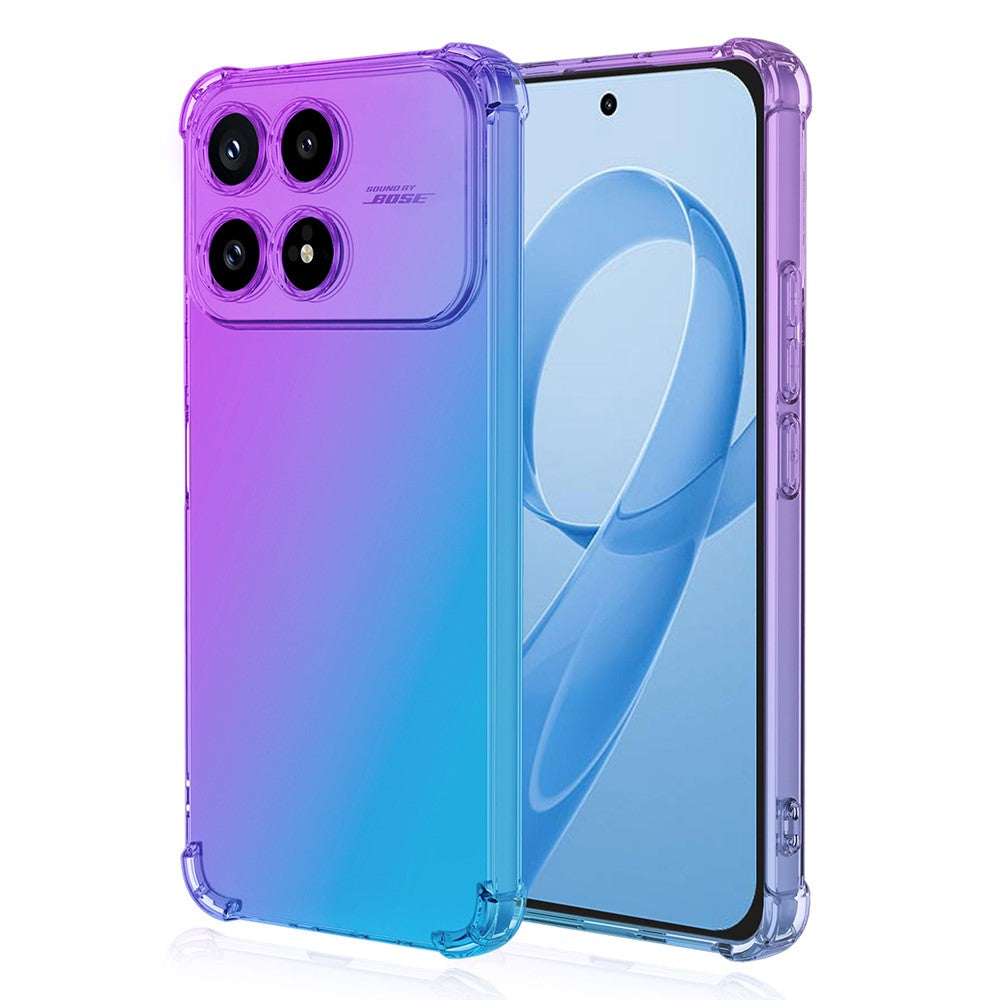 For Xiaomi Redmi K90 5G  /  Poco F8 Pro 5G Case Gradient Color TPU Anti-Drop Phone Cover